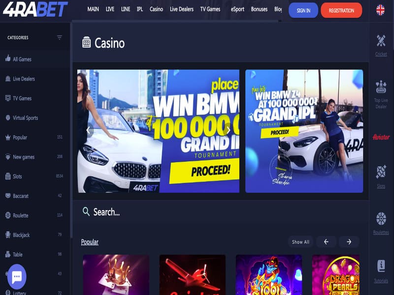 4rabet Casino – registro rápido