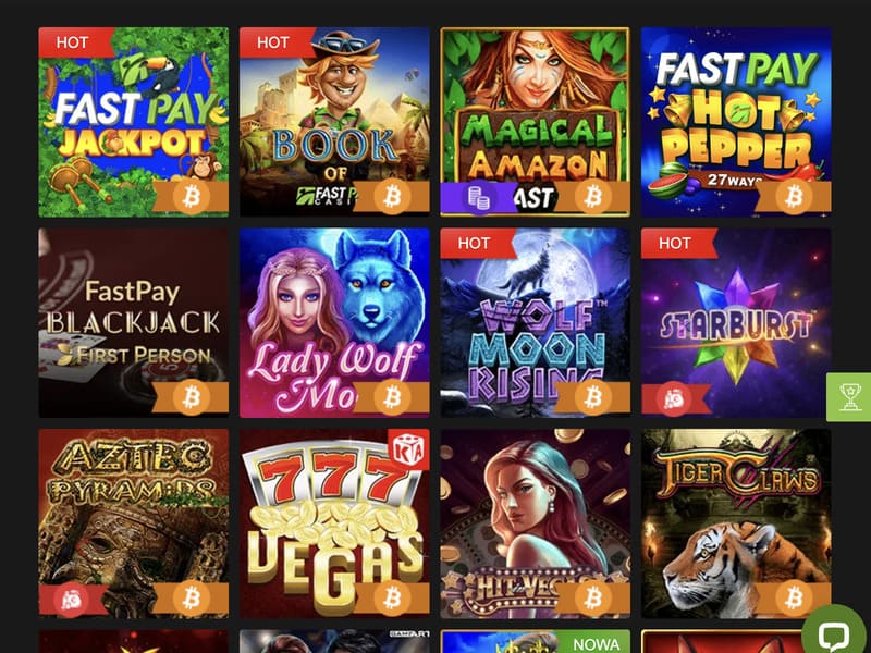 Korzyści z gry w Fast Pay online casino