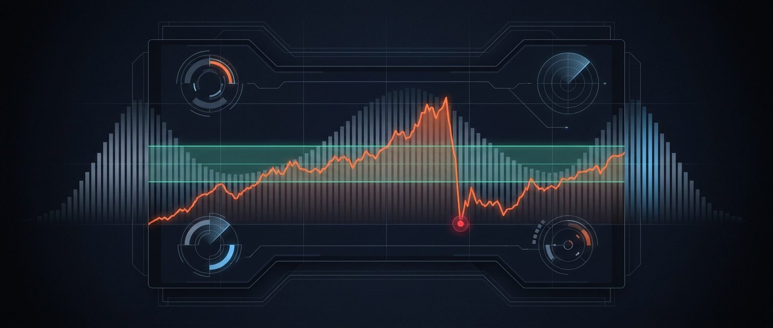 Curva de descenso del bankroll y histograma de distribución de multiplicadores: así se ve una sesión en la distancia