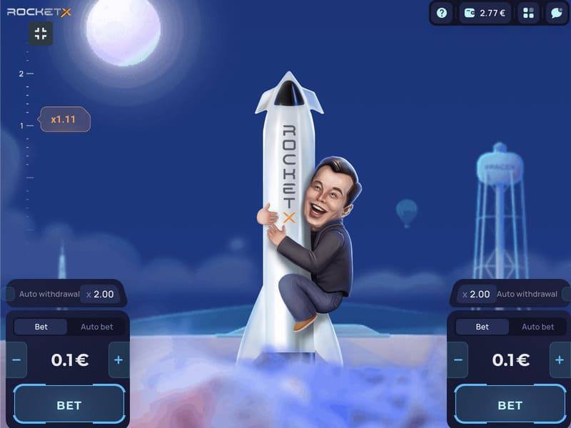 Rocket X žaidimas - žaisti už pinigus internetiniame kazino