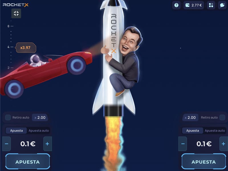 El objetivo de jugar a Rocket X