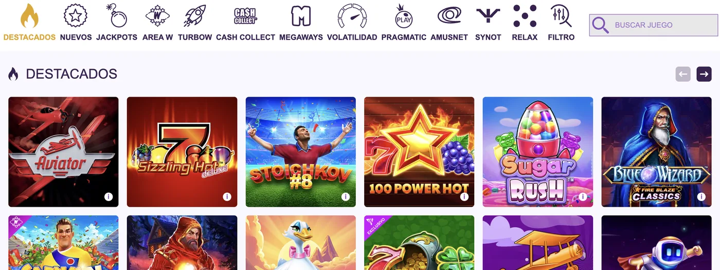 Aviator, Sizzling Hot e outros slots na seleção da WPlay