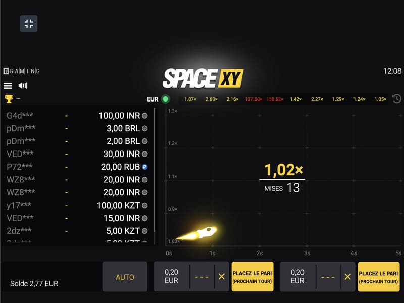 Comment jouer et gagner dans Space XY